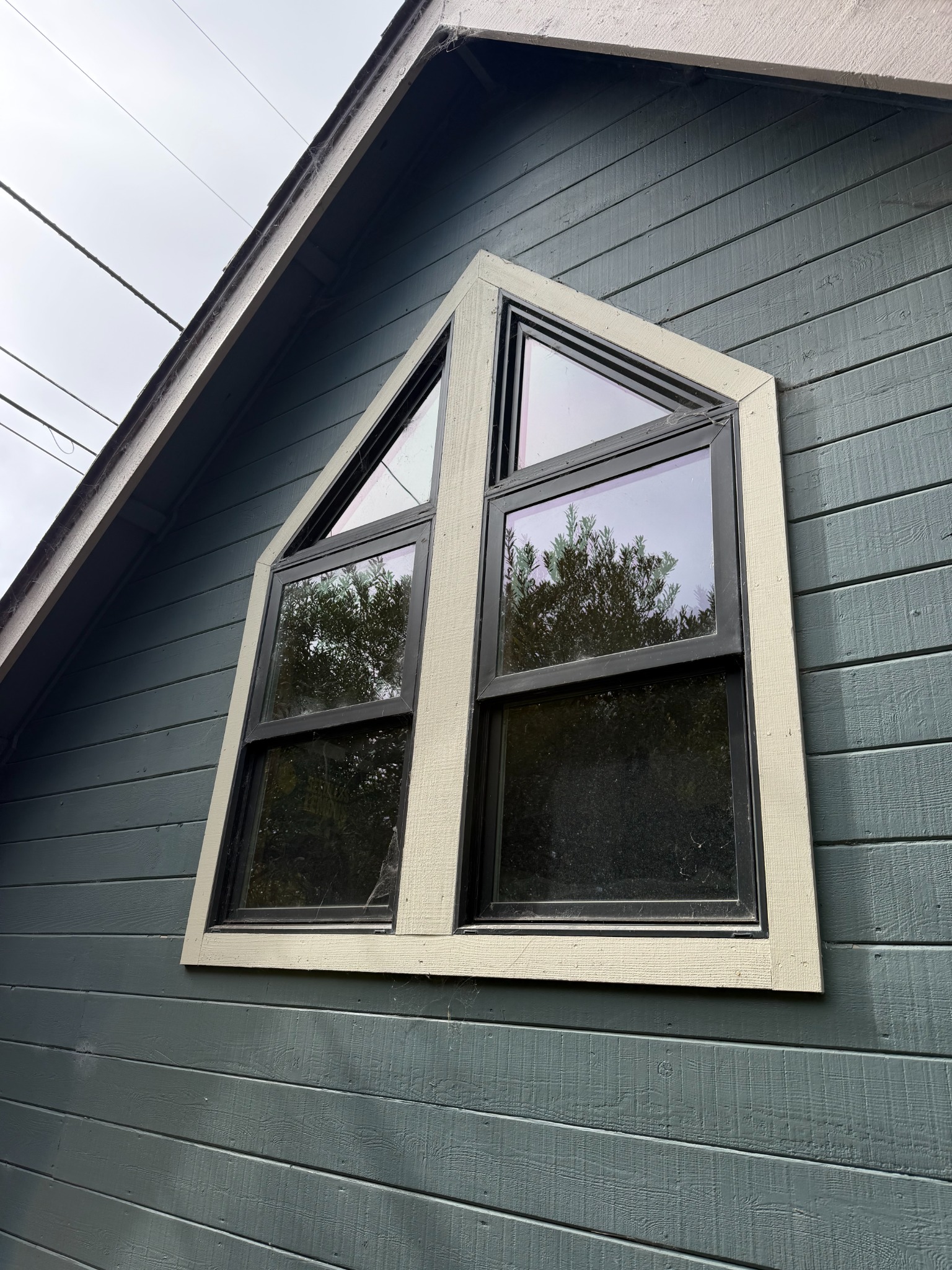 Window before cleaning